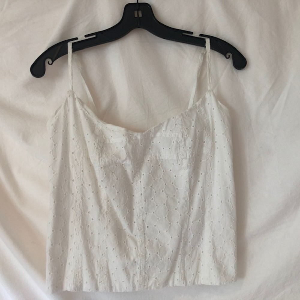 BAR III, Eyelet tank top